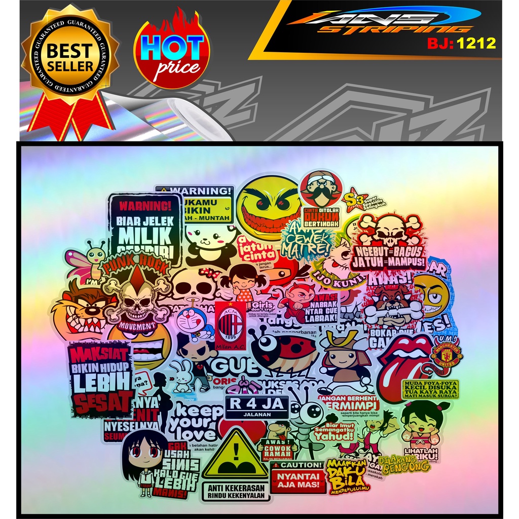 STICKER AESTHETIC ISI 40PCS / STIKER LAPTOP HP KULKAS KACA / STIKER ESTETIK