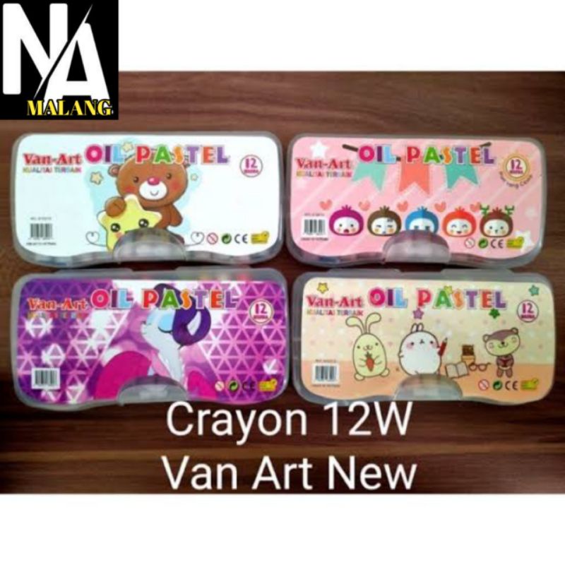 

Crayon Murah 12 Warna Van Art /Oil Pastel Murah