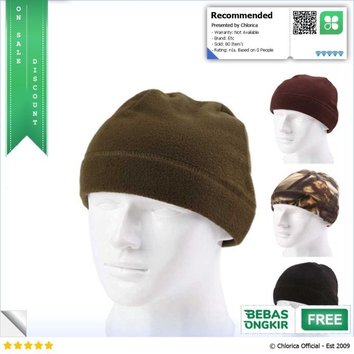 Beanie Topi Kupluk Hat Pria Wanita Hangat EC003 TRUE Outdoor Camping