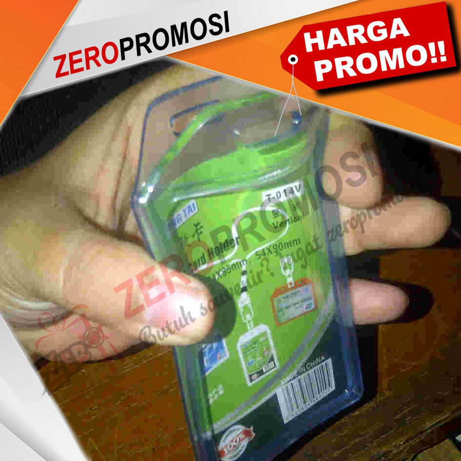 

Tempat Id Card KARET Transparan 2kartu/2 Sisi - Minimal 300pcs