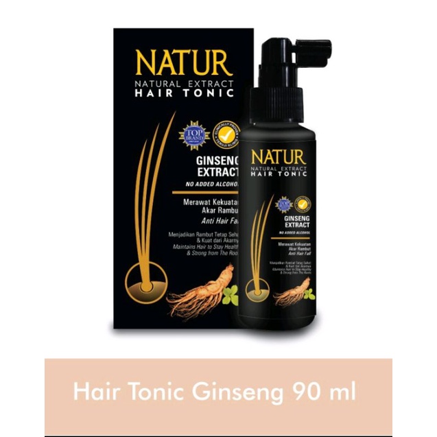 Natur Hair Tonic Ginseng 90ml expired 2025