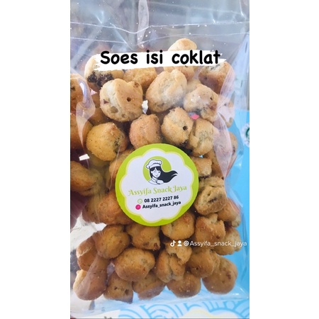 

soes mini isi coklat