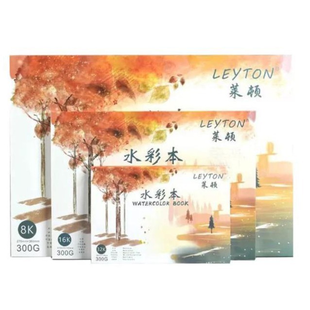 

LEYTON WATERCOLOR BOOK CELLULOSE 300GSM
