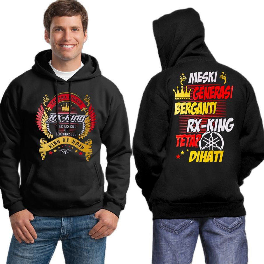 HOODIE RX KING / SWEATER RX KING RAJA JALANAN / jaket rx king of the road