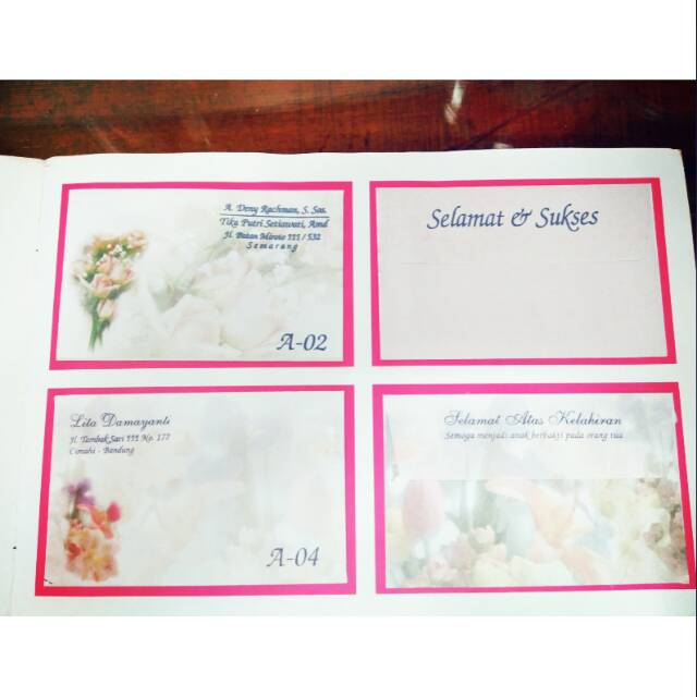 

Amplop Fallah A02 & A04