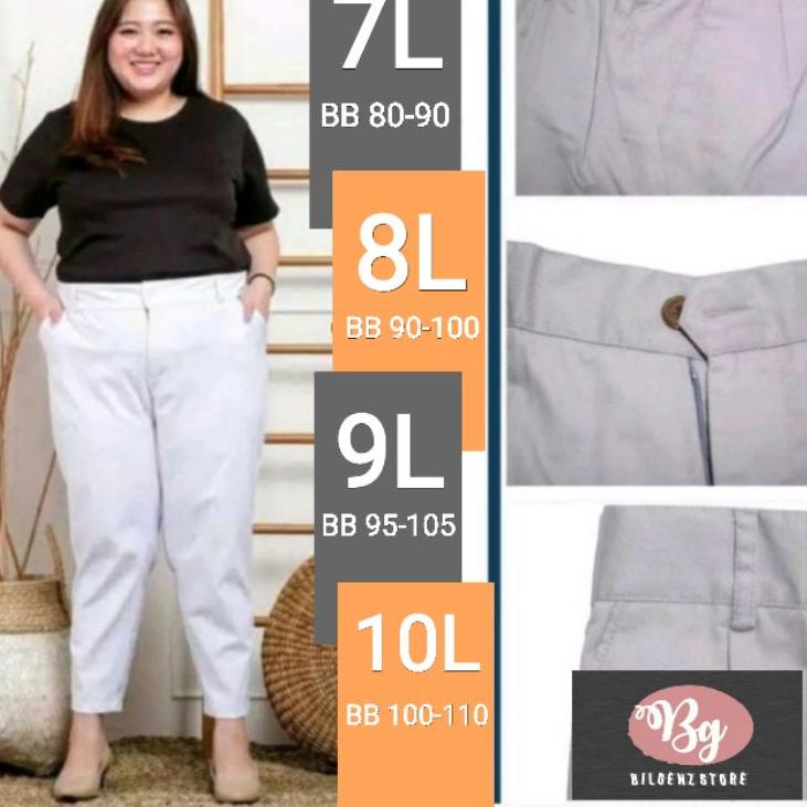 (SPECIAL PRICE) JUMBO BAGGY PANTS PREMIUM//SIZE 7L 8L 9L 10L//CELANA KERJA WANITA//CELANA PANJANG BA