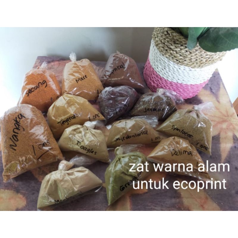 

pewarna alami untuk ecoprint