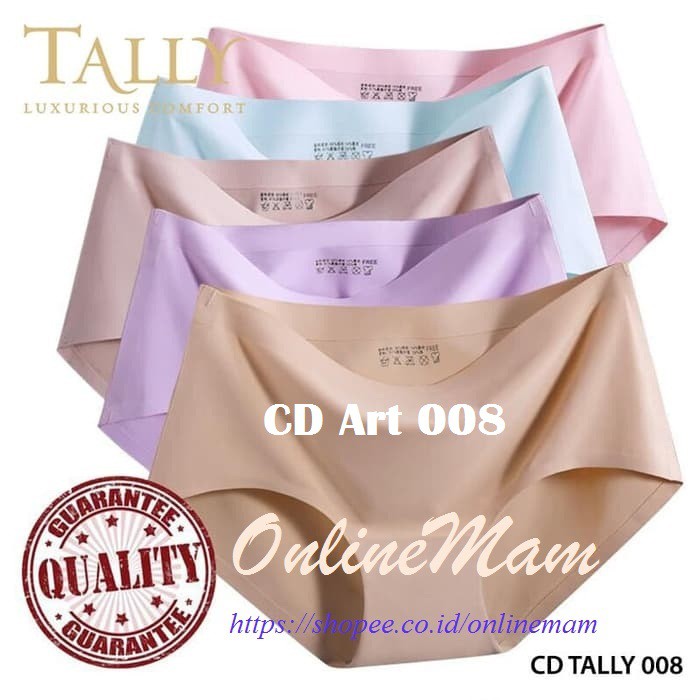 Celana Dalam / CD Seamless / Celana Tanpa Jahit Model C 344, C 345 &amp; C 008 Asli Tally