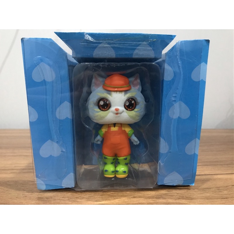 cat fisher man figure