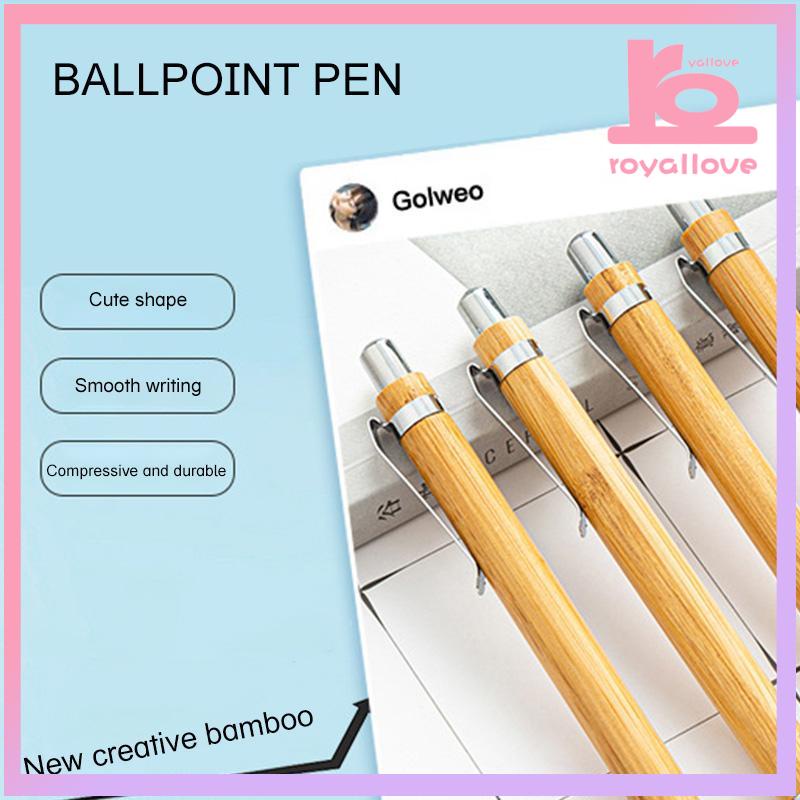 

COD✨Pulpen Tinta Hitam Model Batang Bambu simple-love
