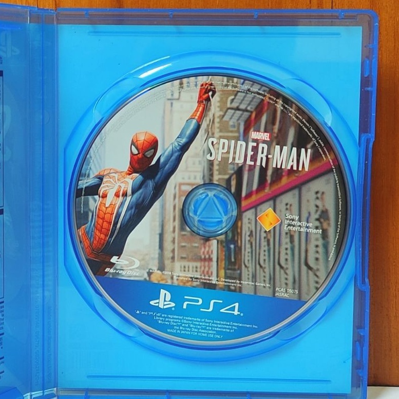 Spiderman PS4 Kaset Spider Man Marvel Spider-Man Playstation PS 4 5 Kaset CD BD Game Spidey miles morales Games No way home goty game of the year edition region 3 reg asia