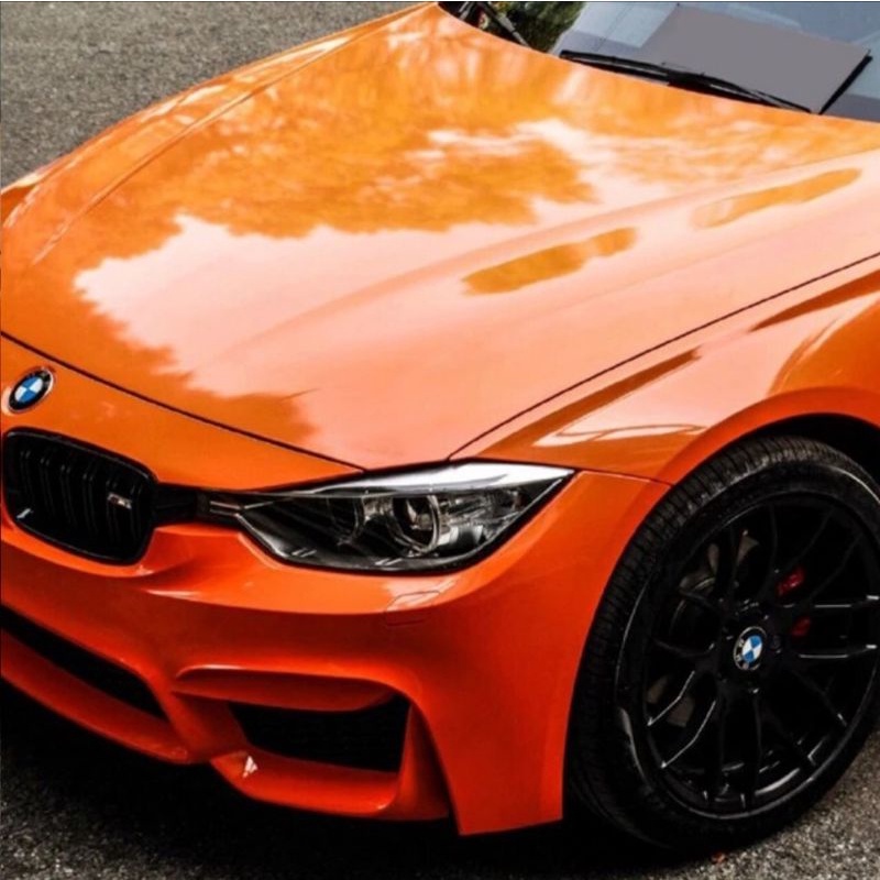 Sticker Fanchi FC224 Super Gloss Glossy Bright Orange Premium Wrap