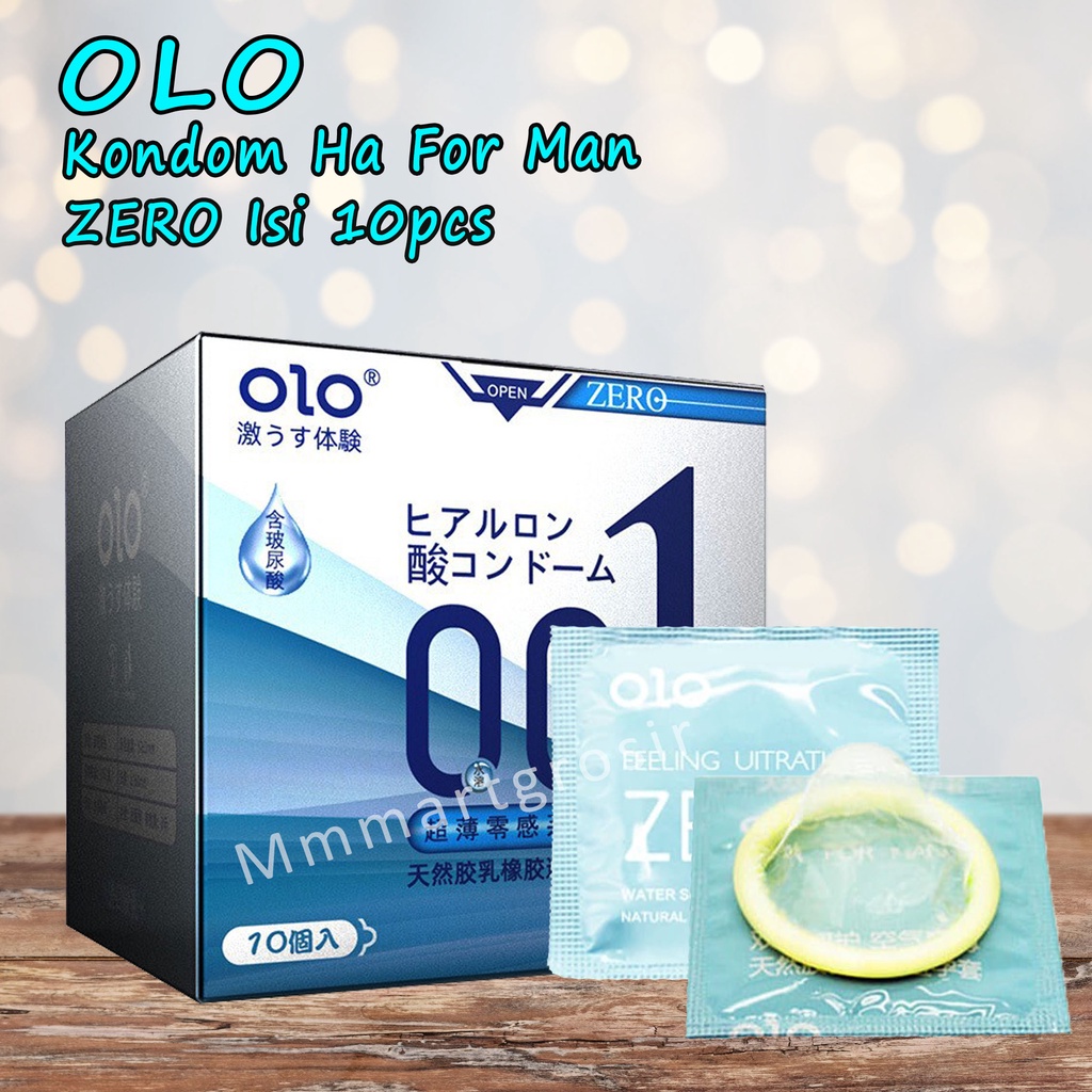 Kondom Olo / Ha For Man / Super Smooth / 1box Isi 10pcs