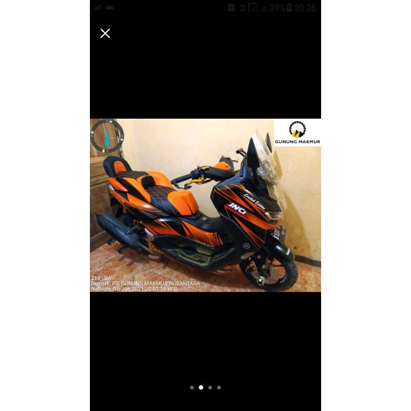 jok costum model retro MBtech Nmax2020