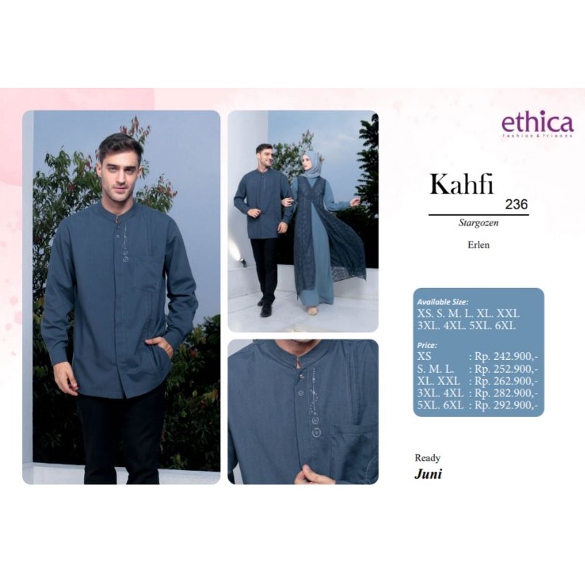PO - KAGUMI 240 & KAHFI 236 STARGOZEN BUSANA MUSLIM GAMIS KOKO DEWASA ETHICA