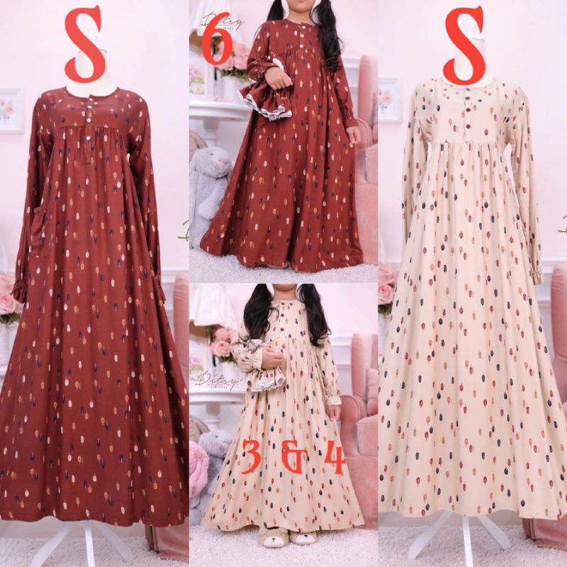 Ditsy April (Tree Sangria S, Little Sangria 6, Tree Linen S, Little Line 3 4)