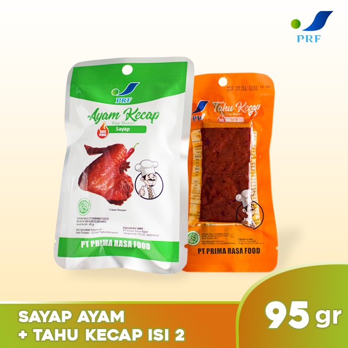 

Sayap Ayam + Tahu Kecap Isi 2 Siap Makan - Makanan Instan - Makanan Siap Saji - PRF