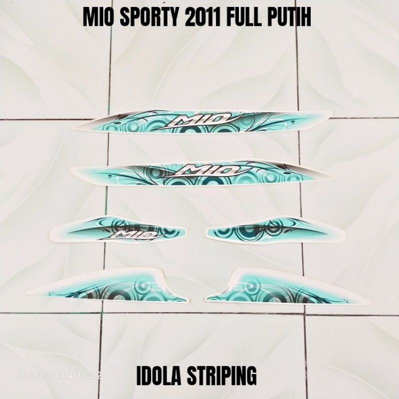Striping Mio Sporty 2011 Full Putih