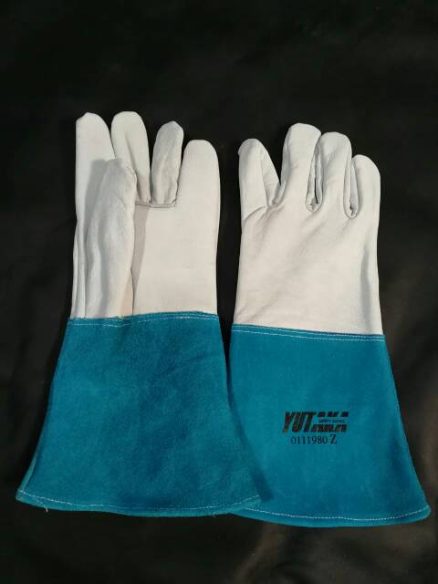 Sarung Tangan Las argon - Tig Welding Glove - Yutaka 14 inch tosca