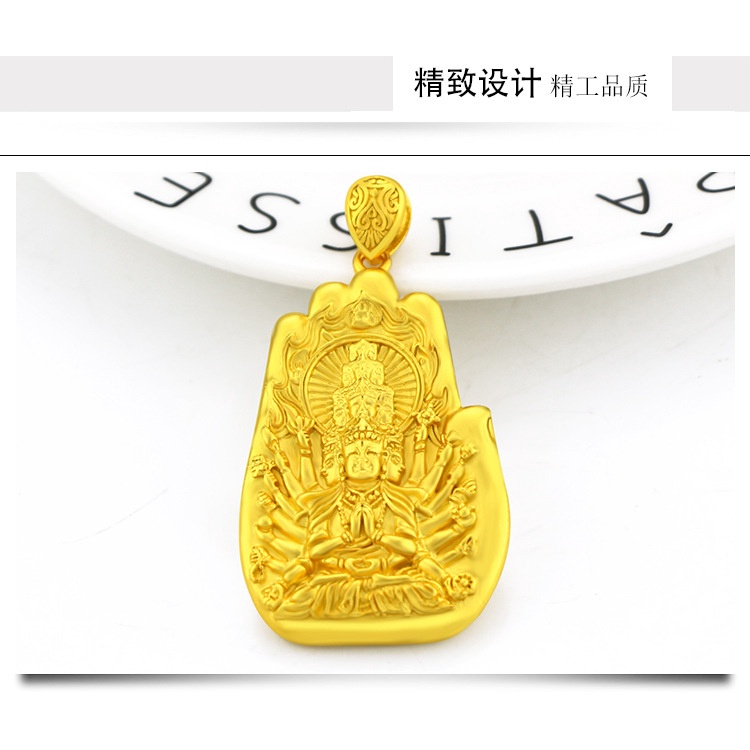 Liontin Lapis Emas Asli Kadar 375 Desain Buddha Untuk Pria Dan Wanita