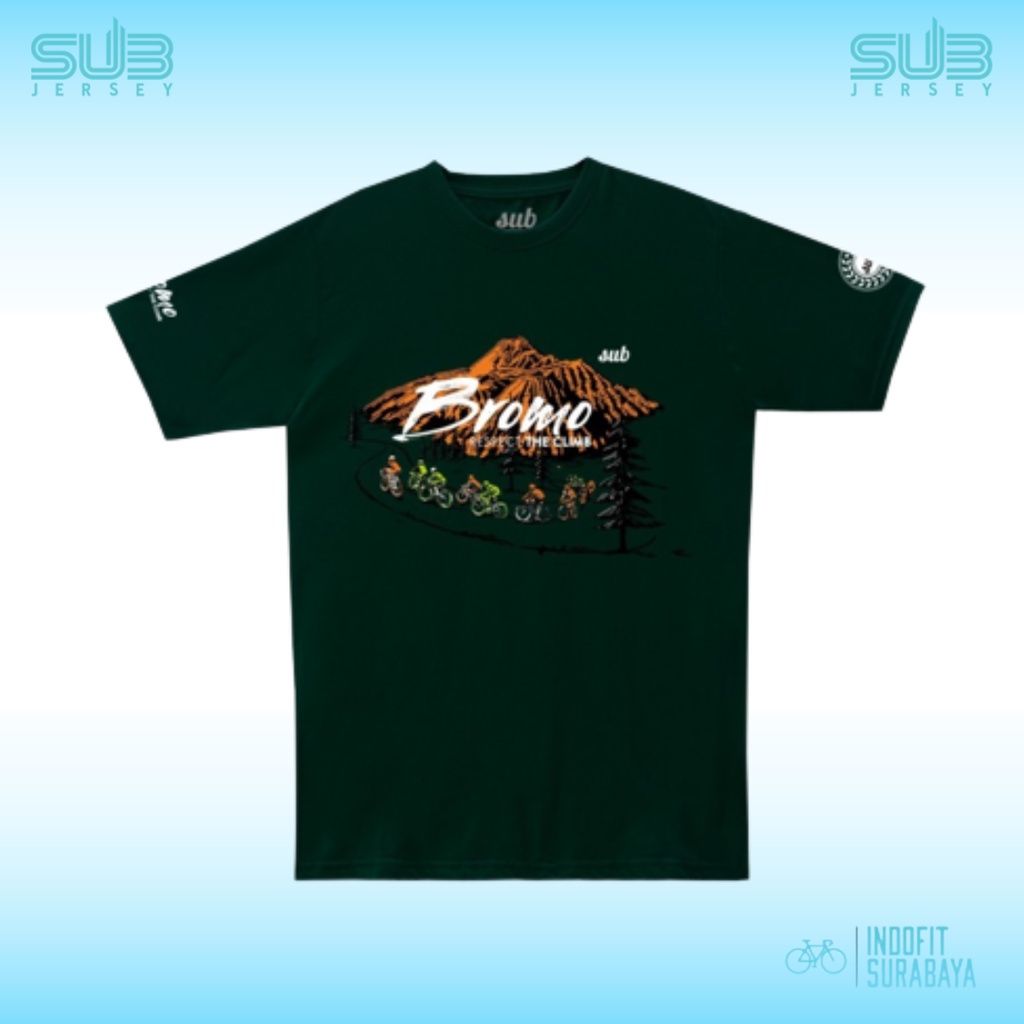 T-Shirt Bromo Pine 2022 Sub Jersey Kaos Sepeda Sub Bromo Short Sleeve