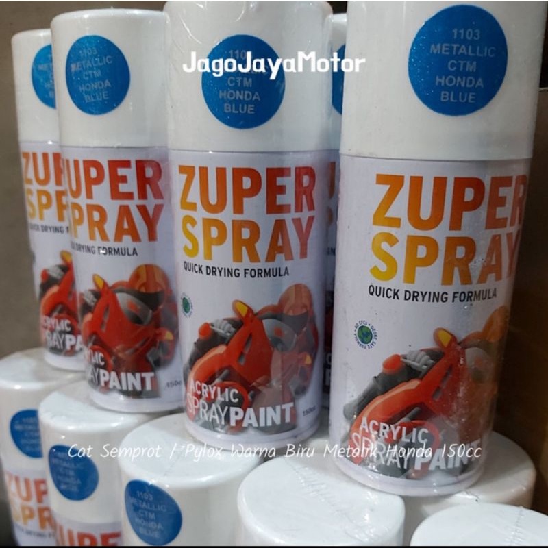 Pylox / Cat Semprot Warna Biru Metalik Blue Metallic CTM Honda 150cc