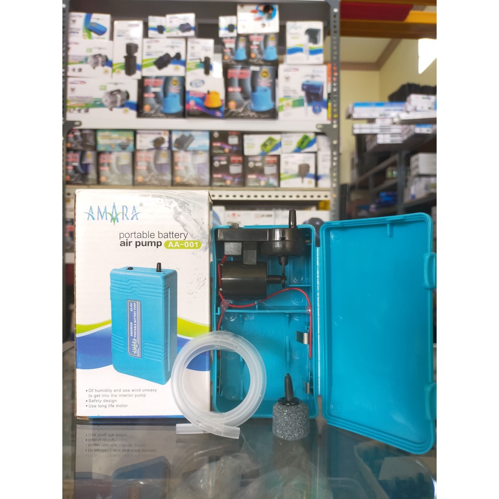 Jual Air Pump Battery Airator Baterai Amara AA001 Portable Battery Shopee Indonesia