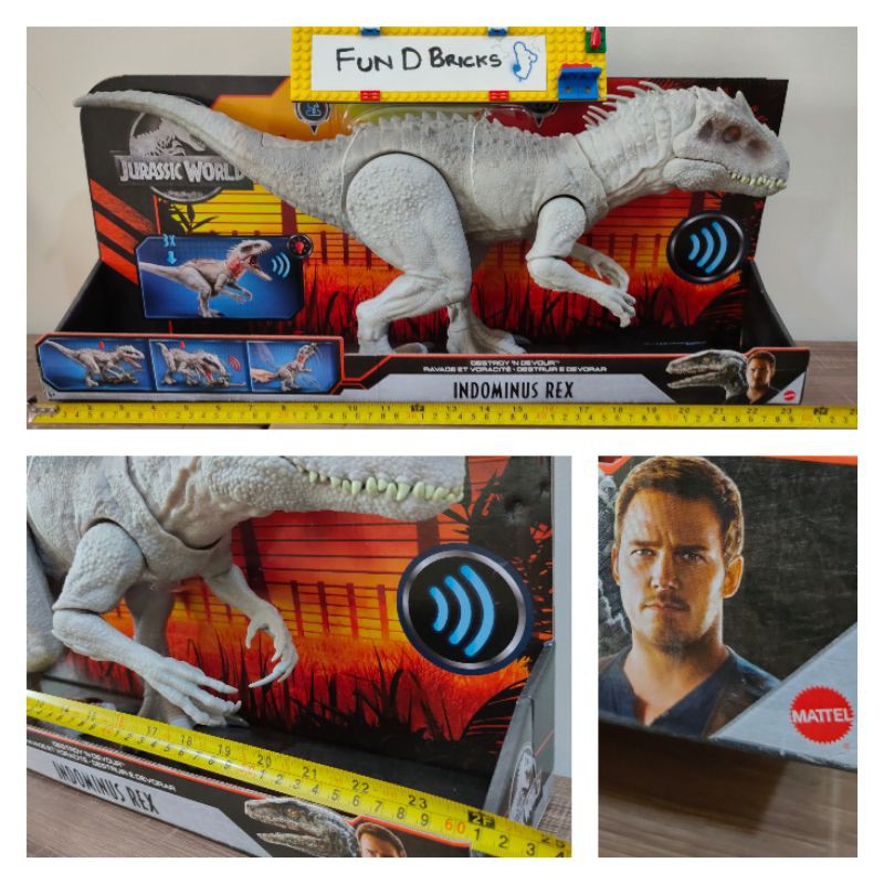Mattel Jurrasic World Destroy N' Devour Indominus Rex Original
