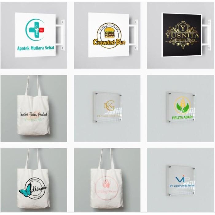 Jasa Design Logo Brand / Design Logo Olshop / custom logo / label Kualitas Terbaik