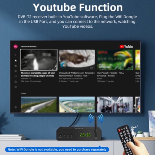 Set Top Box Digital Finito Plat Besi Anti Panas Bisa Youtube Sudah Sertifikat KOMINFO Dan Sudah SNI, Gambar FULL HD Bisa Tv Tabung Merk Apapun