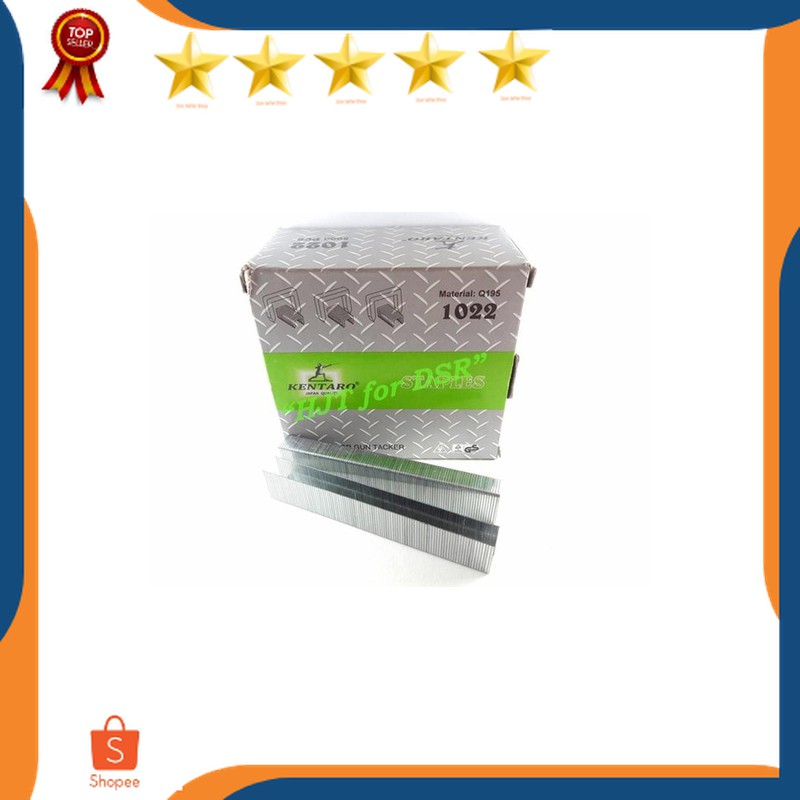 

Lagi Promo isi refill staples tembak Kentaro 1022J paku tembak model U panjang 22mm isi 5000pcs