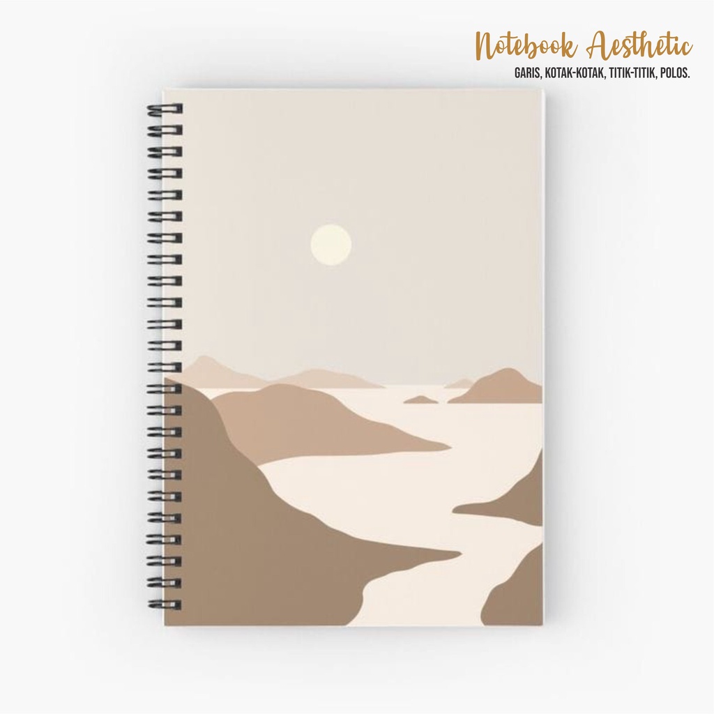 

Notebook Aesthetic | Ready Cover | A5 | 100 Page