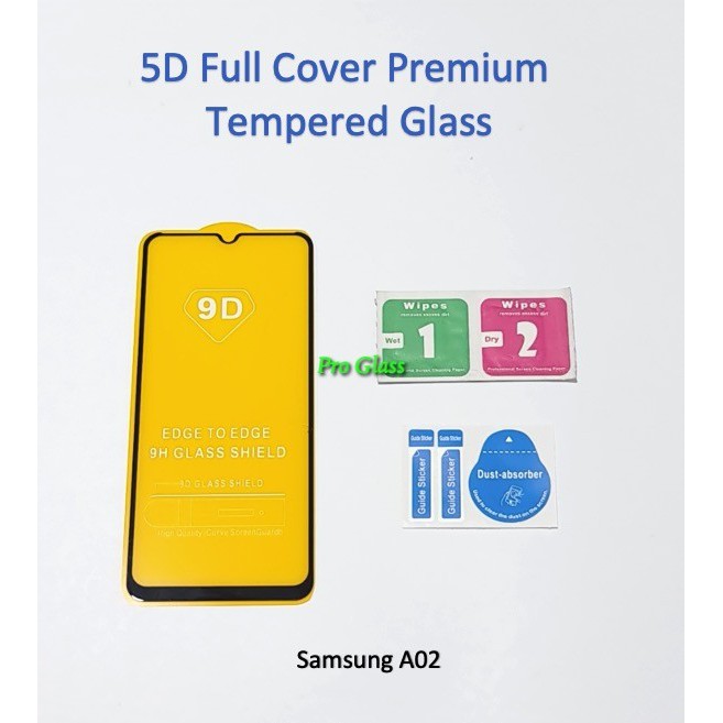 Samsung A02 5D 9D Full Cover Magic Glass Premium Tempered Glass