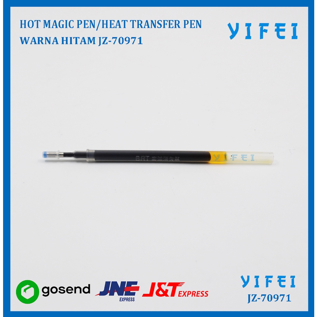 HOT MAGIC PEN / HEAT TRANSFER PEN WARNA HITAM YIFEI-70971