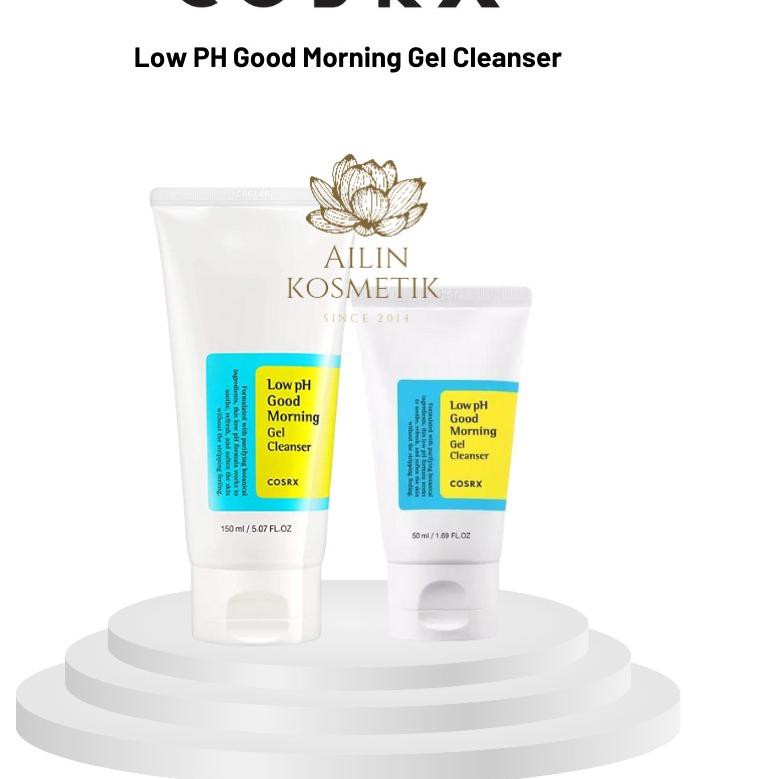 Ω COSRX Low PH Good Morning Gel Cleanser / Sabun Cuci Muka Facial Foam by AILIN ♠
