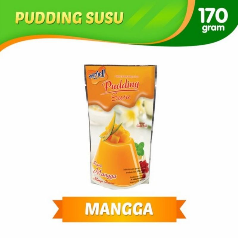 

NUTRIJEL PUDDING SUSU MANGGA 170 GRAM