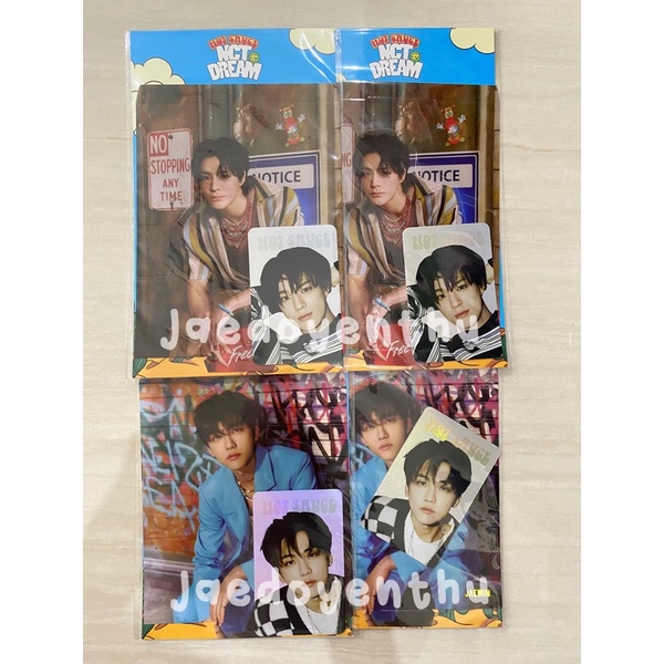 pc holo standee hot sauce nct dream jeno