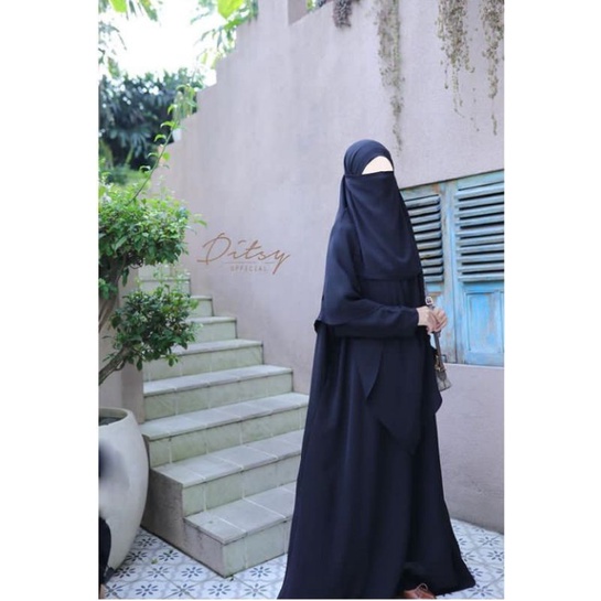 Ditsy Moslem Waafa Abaya