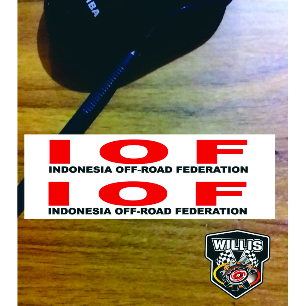 Murah Stiker Cutting IOF Offroad 60 CM