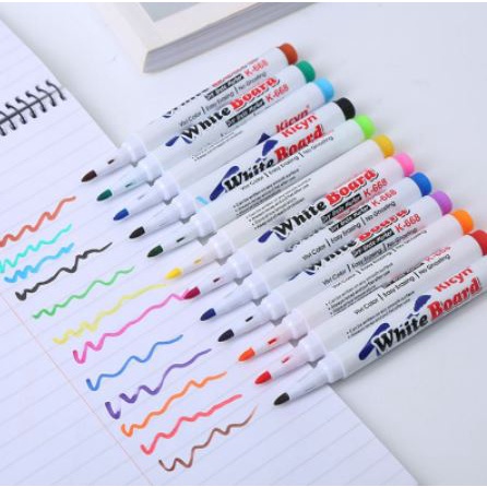 TJM VZ180 Pensil Warna Cair Rainbow Spidol Ajaib Ngapung Di Air Spidol Papan Tulis Whiteboard Marker Floating