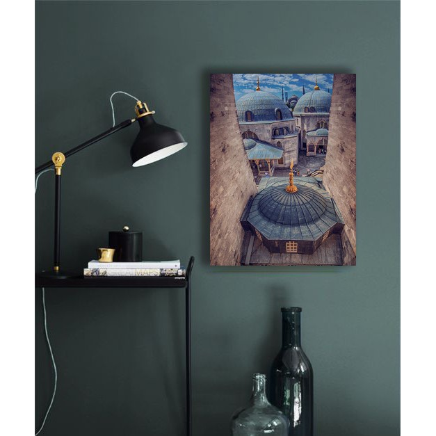 Dekosistem A110 - 30x40 Hiasan Dinding kayu Pajangan gambar hagia sophia turki walldecor