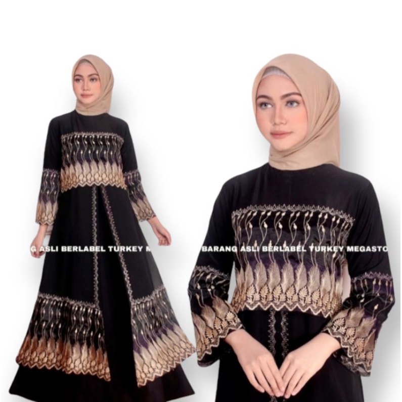 Baju Lebaran Wanita Terbaru Lebaran Baju India/ Gamis Syar'i asdf/ Gamis Terbaru/ Maxi Muslim/ Baju Lebaran 2021 TRENDING Rabbani