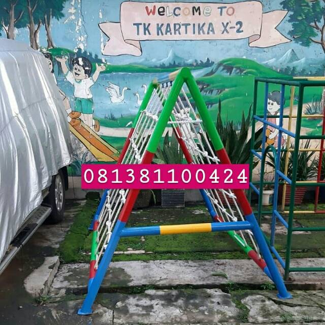 Panjatan jaring laba mainan outbond mainan anak paud dan tk panjatan jaring free ongkir jkt