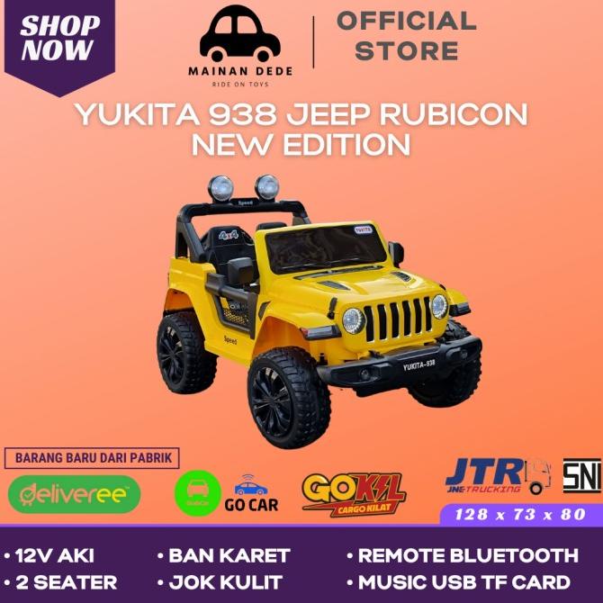 Mainan Mobil Aki Anak Jeep Rubicon