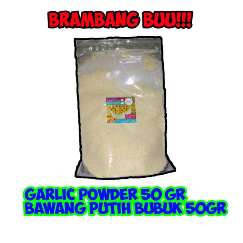 

Premium Garlic Powder Bawang Putih Bubuk 50grm