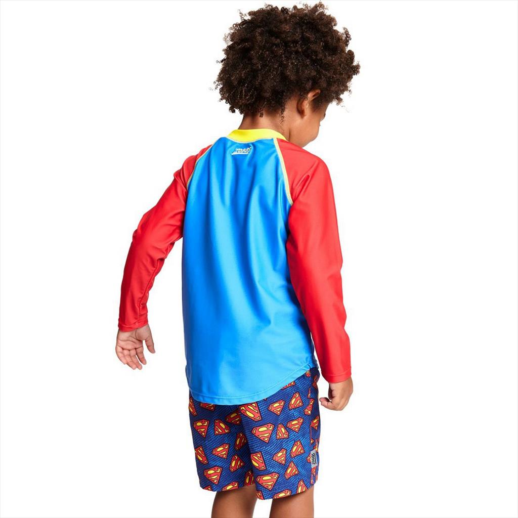 Zoggs Long Sleeve Top Superman Baju Renang XAU172