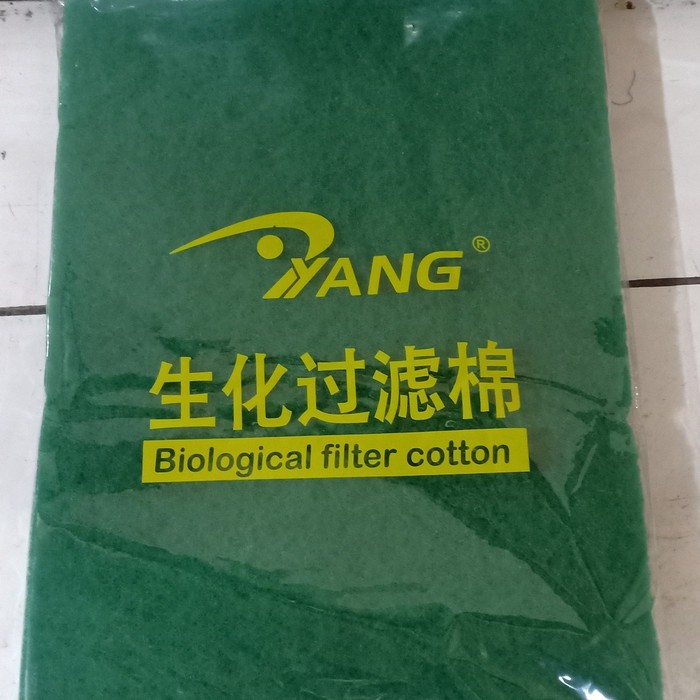 Kapas Busa Biological Aquarium Filter Cotton Jumbo 45X30 cm.