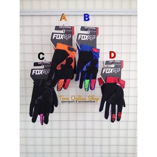 TR fox gloves dirt paw fox sarung  tangan motor sarung  