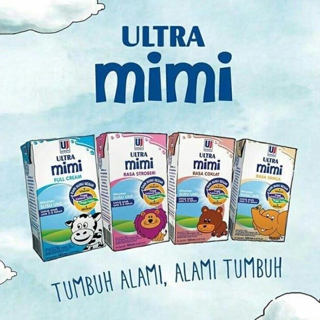 

BISA BAYAR DITEMPAT Susu UHT Ultra Mimi 125ml Isi 40 Pcs - Coklat