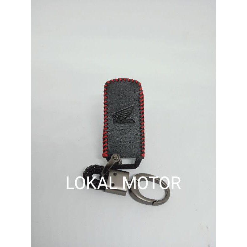 Gantungan kunci dan cover kulit remote keyless Honda PCX 150 ADV 150 FORZA